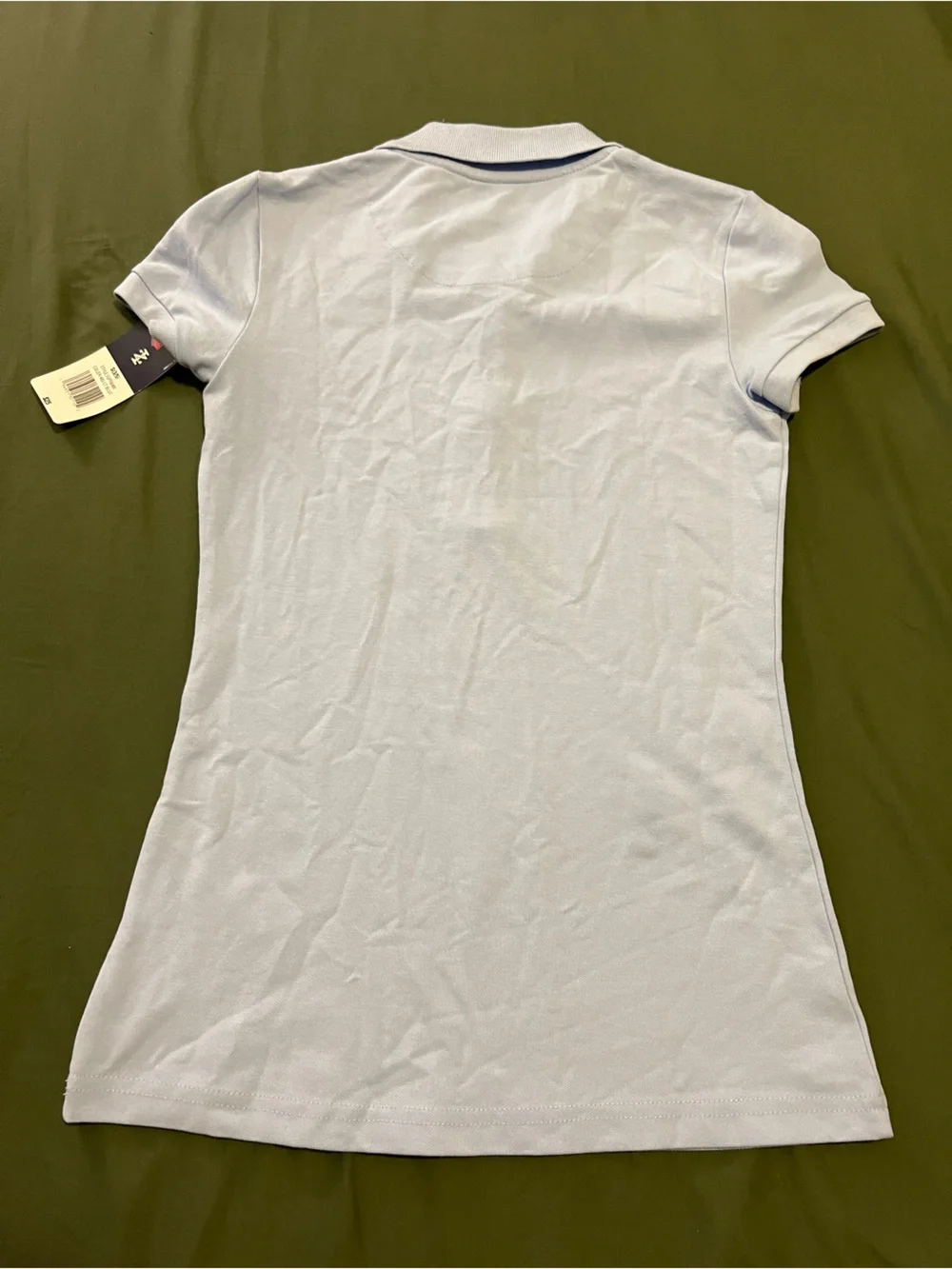 Izod Girls Light Blue Polo Size S 3-5